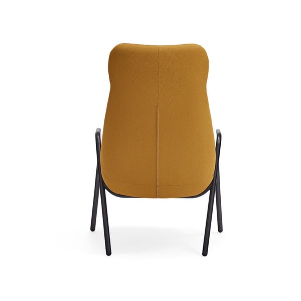 Fotoliu Teulat Dins, înălțime 114 cm, galben-image-4