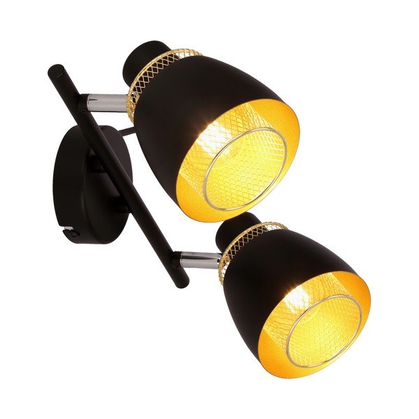 Plafonieră neagră cu abajur din metal 41.5x10 cm Aleksandria – Candellux Lighting-image-2