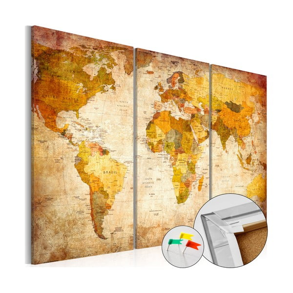 Hartă decorativă a lumii Artgeist Antique Travel 60 x 40 cm