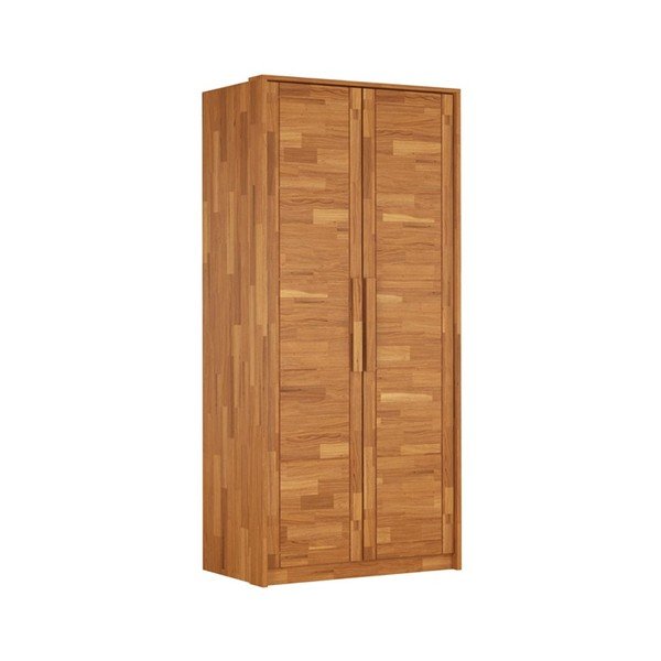 Șifonier în culoare naturală din lemn de stejar 105x220 cm Timo – Olivia Living