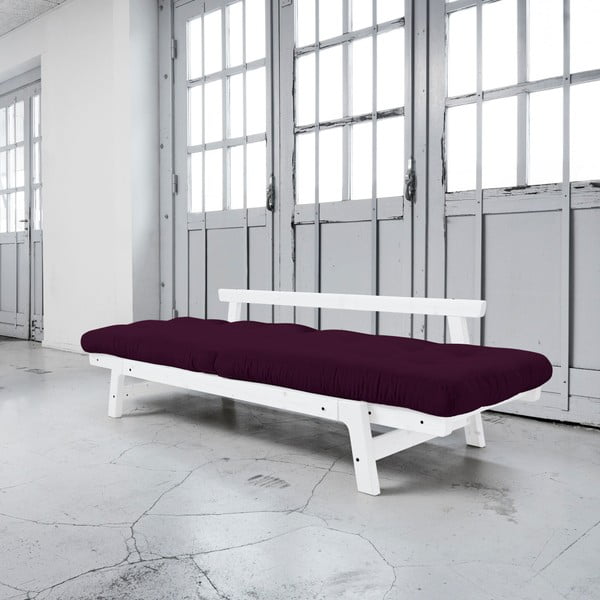 Canapea extensibilă Karup Step White/Purple Plum-image-2
