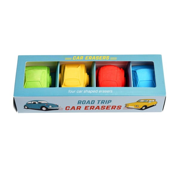 Set de 4 gume de șters  cu formă de mașini Road Trip - Rex London-image-4
