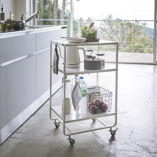 Măsuță de servire din metal 38x49.5 cm Tower – YAMAZAKI-image-1