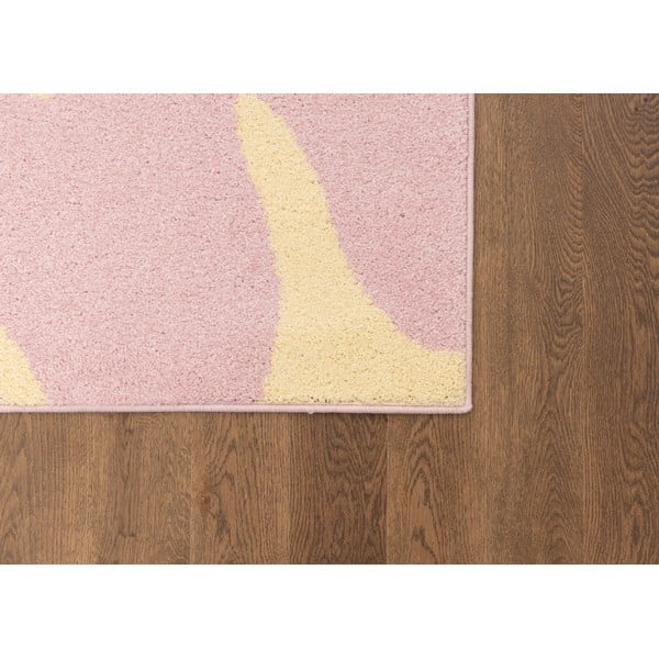 Covor pentru copii galben-roz 120x170 cm Hugsy Vanilla – FD-image-3