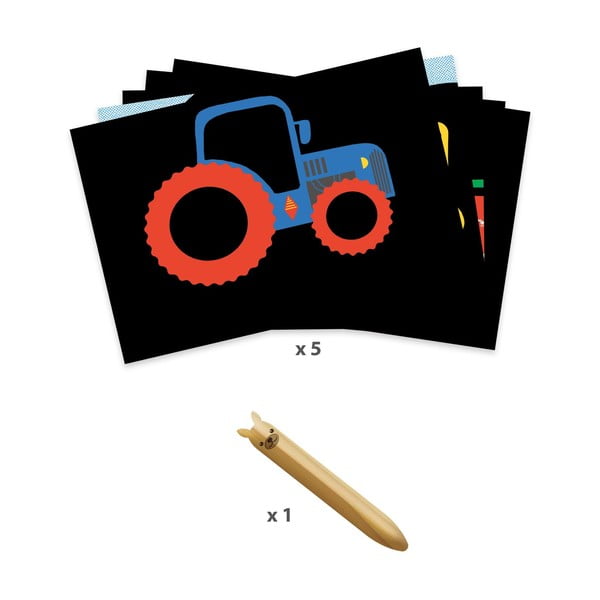 Imagini răzuibile Djeco Transport-image-1