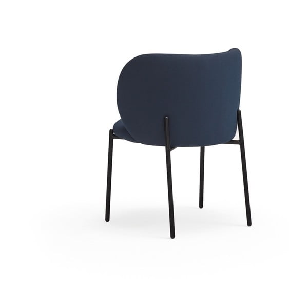 Set de scaune de sufragerie albastru închis 2 buc. tapițat Mogi – Teulat-image-2