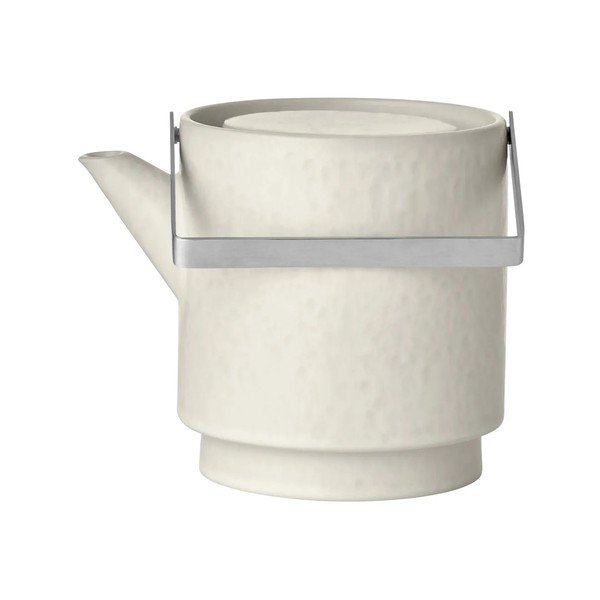 Ceainic crem cu filtru din gresie ceramică 1 l Makoto – Blomus-image-3