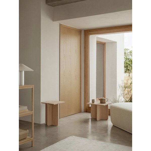 Măsuță auxiliară din lemn de stejar 45x45 cm Engawa – Blomus-image-3
