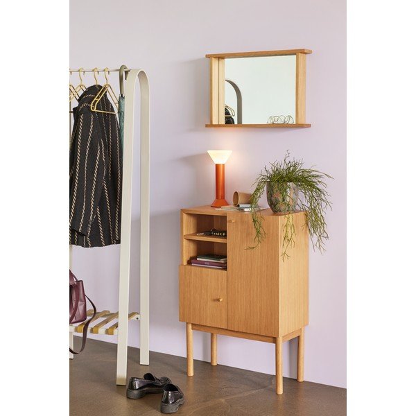 Dulap în culoare naturală cu aspect de lemn de stejar 60x90x34 cm Nobby – Hübsch-image-1