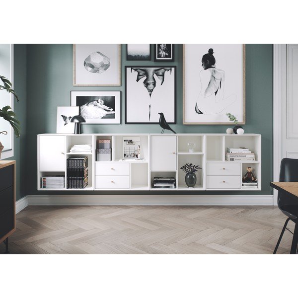 Modul cu sertare pentru sistem de rafturi modulare alb 43x33 cm Z Cube - Tenzo-image-1