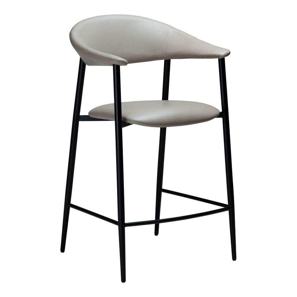 Scaun de bar bej (înălțime șezut 68 cm) Rover – DAN-FORM Denmark