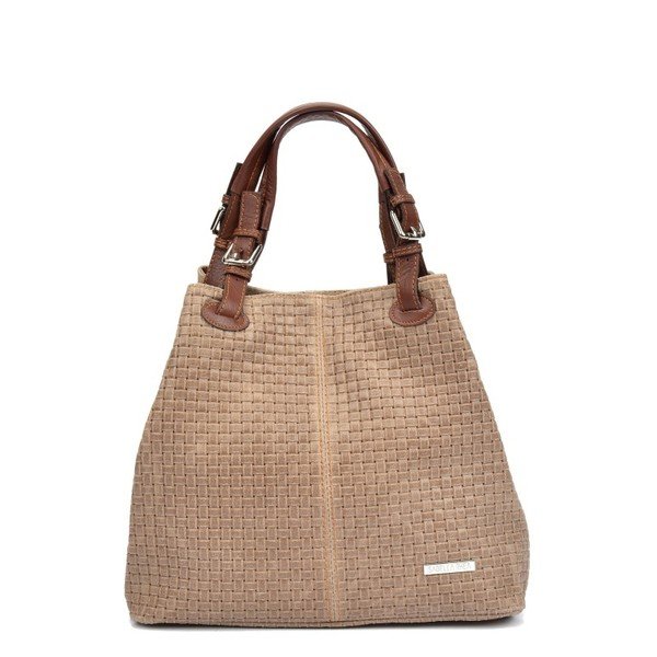 Poșetă din piele Isabelle Rhea 858 Fango-image-2