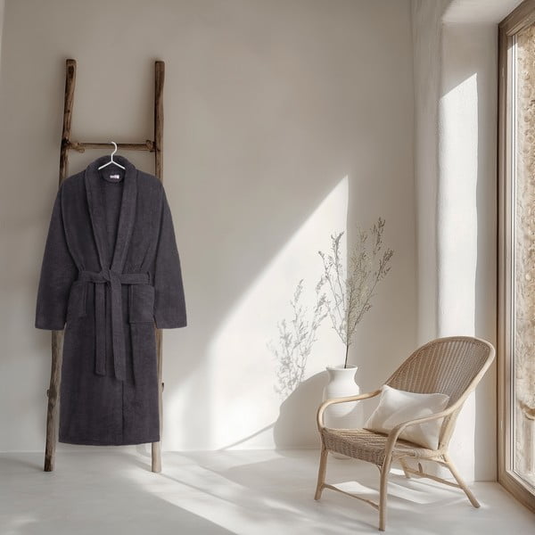 Halat gri antracit M/L din bumbac Terry – HIP-image-1