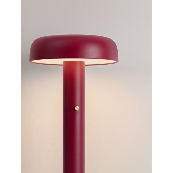 Lampadar burgundy LED cu intensitate reglabilă din metal (înălțime 142 cm) Noelia – Nova Luce-image-1