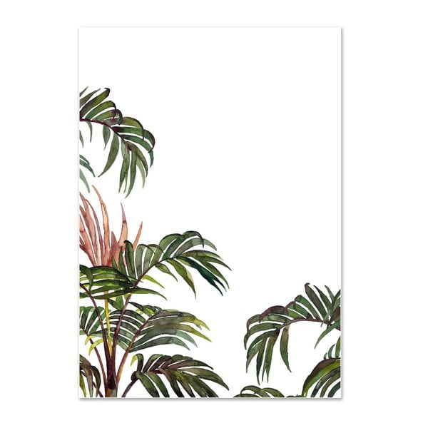 Poster Leo La Douce Jungle Palm, 21 x 29,7 cm