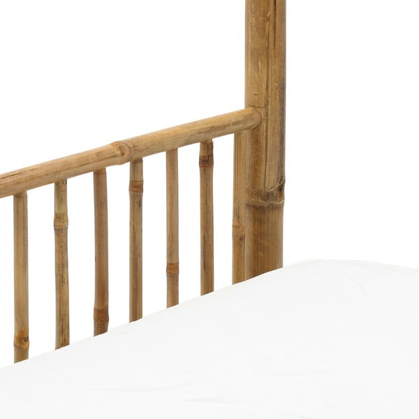 Pat cu baldachin din lemn de bambus InArt Bamboo-image-3
