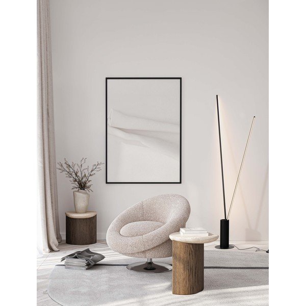 Lampadar negru mat LED cu structură flexibilă din metal (înălțime 181 cm) Kimolia – Nova Luce-image-1