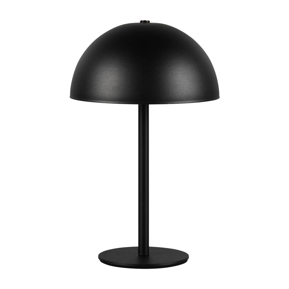 Veioză negru-mat LED cu abajur din metal (înălțime 21 cm) Munoz – Trio