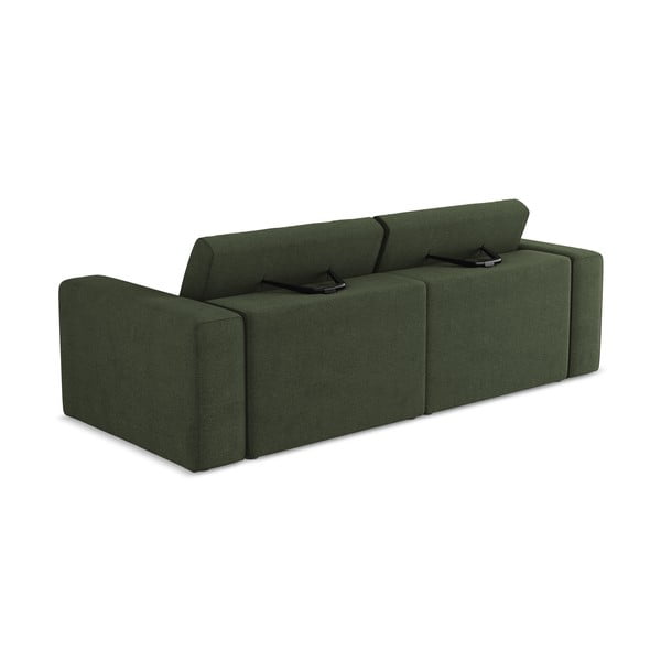 Canapea modulară verde 224 cm Kalea – Makamii-image-3