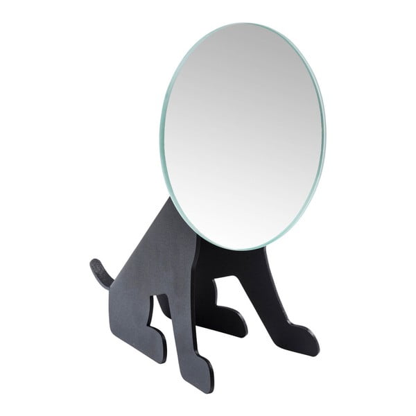 Oglindă pentru masă Kare Design, negru