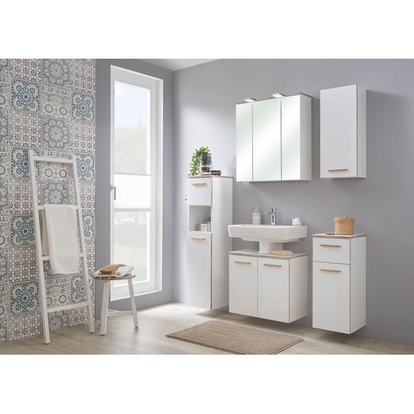 Dulap de baie suspendat alb 30x70 cm Set 923 - Pelipal-image-3