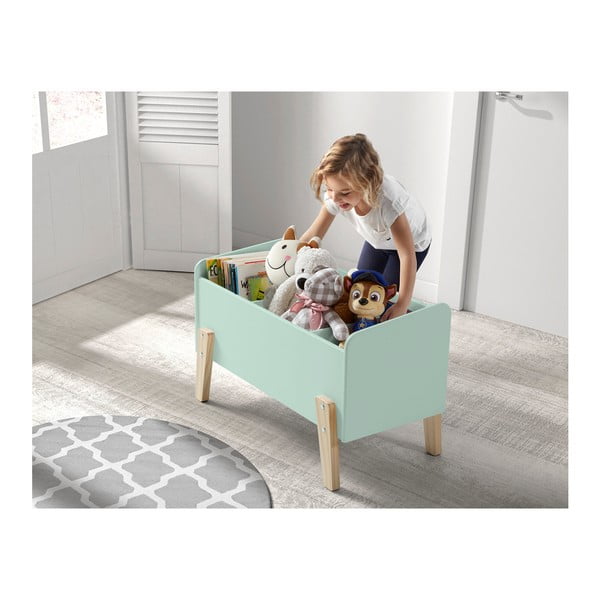 Cutie de depozitare pentru copii  albastră 80x39x48 cm Kiddy – Vipack-image-1