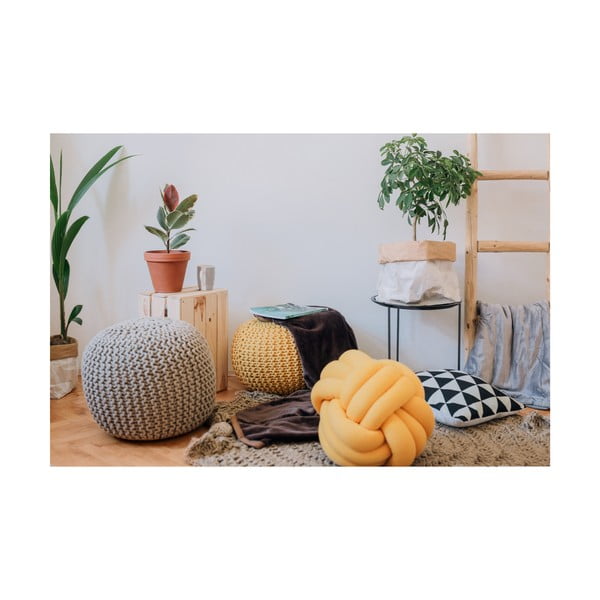 Puf Bonami Essentials, gri închis-image-3