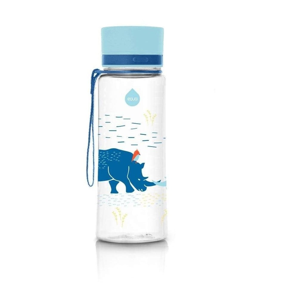 Sticlă Equa Rhino, 400 ml, albastru