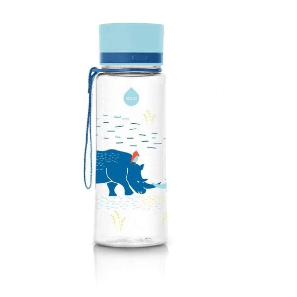 Sticlă Equa Rhino, 400 ml, albastru