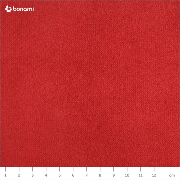 Fotoliu Max Winzer Brandford Suede roșu, cu picioare maro-image-1