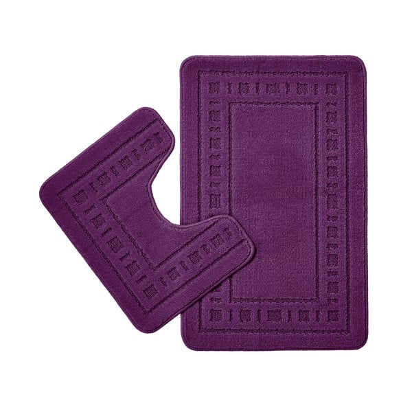 Covorașe de baie violete pentru WC 2 buc. 50x80 cm Armoni – Catherine Lansfield