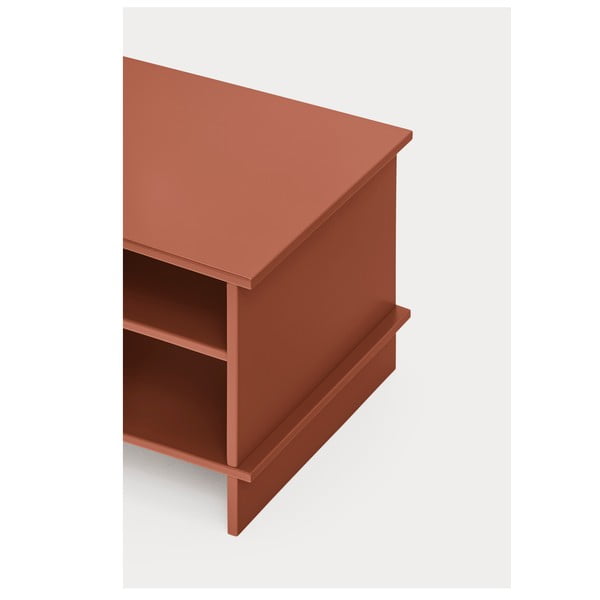 Noptieră cărămizie cu rafturi Inari – Teulat-image-4