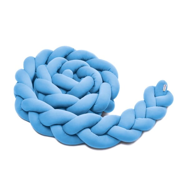 Protecție tricotată din bumbac T-TOMI, lungime 220 cm, albastru