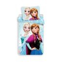 Lenjerie de pat pentru copii din bumbac pentru pat de o persoană 140x200 cm  Frozen "Light blue" – Jerry Fabrics