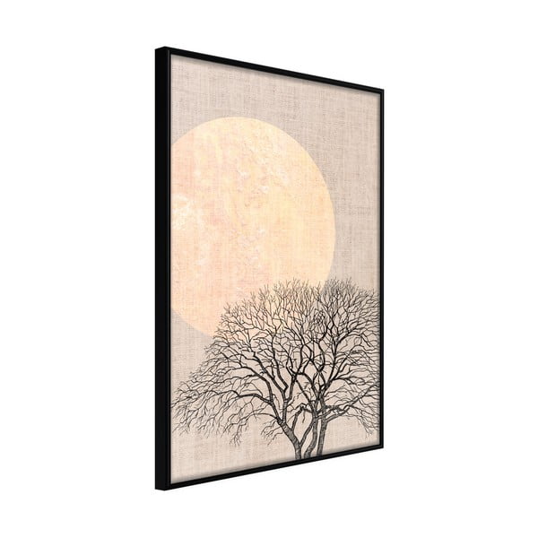 Poster cu ramă Artgeist Tree in the Morning, 30 x 45 cm
