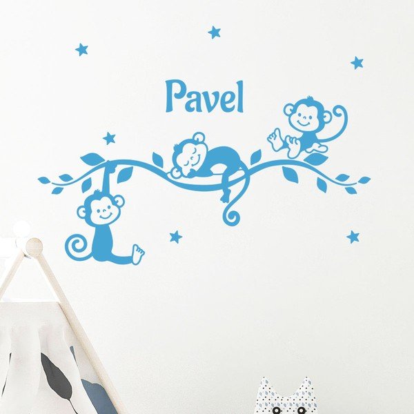 Set autocolante cu litere Ambiance Monkeys-image-1