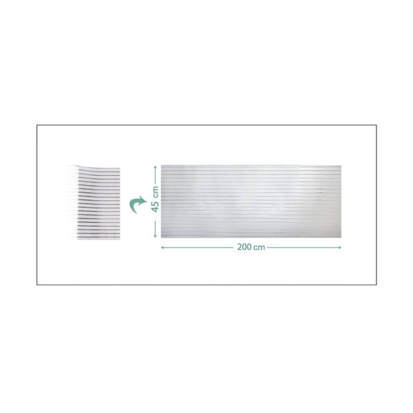 Autocolant mat pentru sticlă cu film protector Ambiance Lines, lungime 2 m-image-2