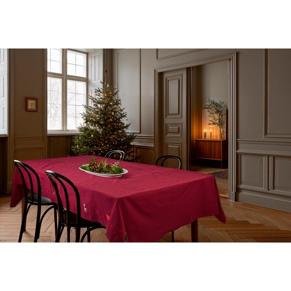 Față de masă din amestec de bumbac 150x270 cm  cu model de Crăciun Christmas Fable – JUNA-image-3