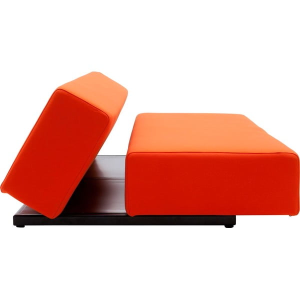 Canapea extensibilă Softline Nevada, 200 cm, portocaliu-image-4