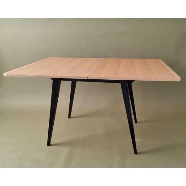 Masă de dining extensibilă cu blat cu aspect de lemn de  frasin  65x90 cm Envelope – Ragaba-image-2