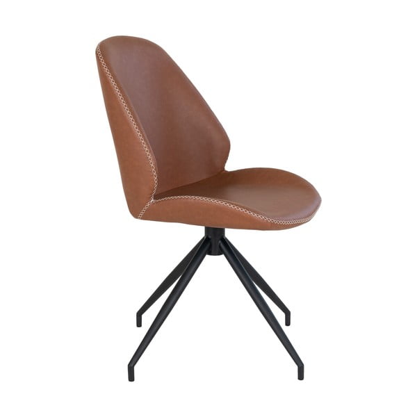 Scaune de dining maro coniac 2 buc. Monte – House Nordic-image-4