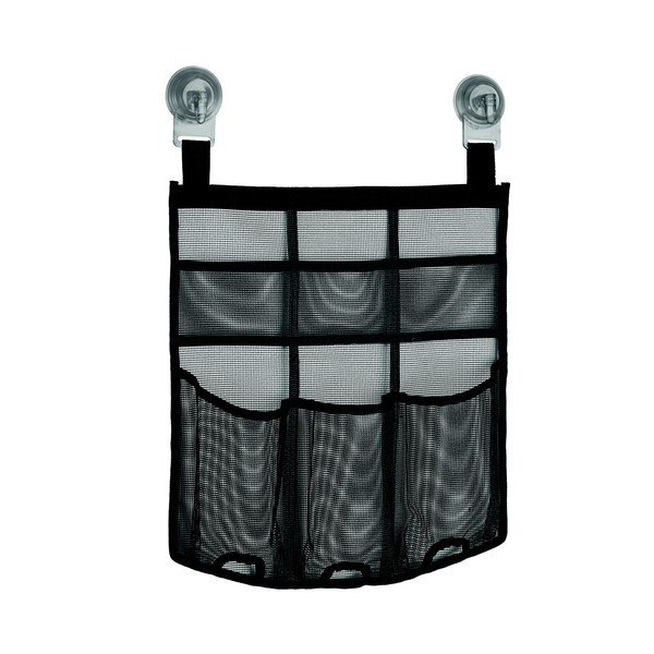Organizator pentru duș InterDesign Power Lock, negru
