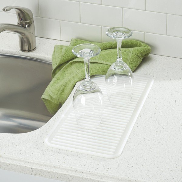 Suport din silicon pentru veselă iDesign Lineo Drying Mat, 40,5 x 20,5 cm-image-3