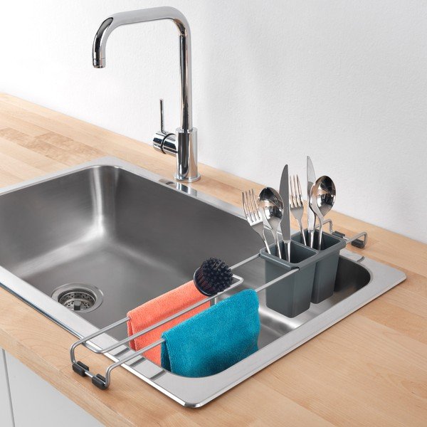 Scurgător de vase argintiu din oțel – Metaltex-image-2