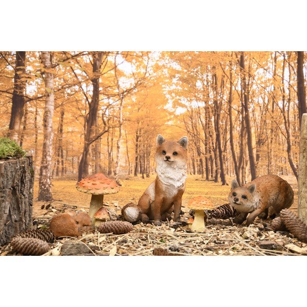 Statuetă de grădină din polirășină Fox – Esschert Design-image-1