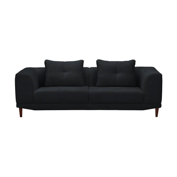 Canapea cu 3 locuri Windsor & Co Sofas Sigma, negru