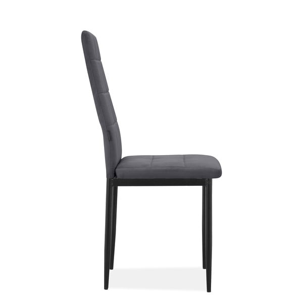 Scaune de dining gri-antracit 2 buc. din catifea Becca – Støraa-image-4