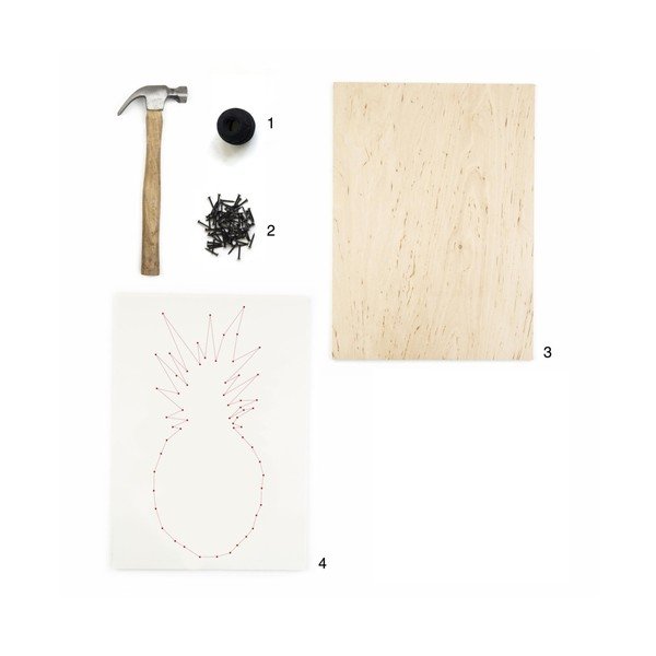 Tablou DIY Really Nice Things Pineapple, 40 x 60 cm-image-1