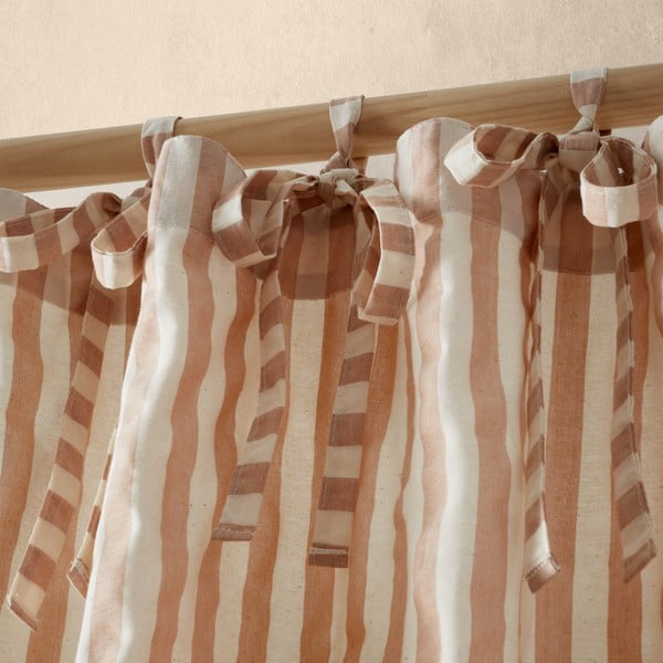 Perdea teracotă 140x183 cm Zanzibar Stripe – Pineapple Elephant-image-2