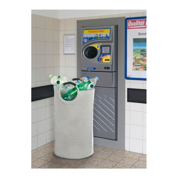 Coș de gunoi alb de reciclat din material textil 69 l Jumbo – Wenko-image-1